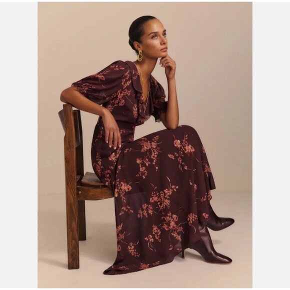 Reformation Evra Midi Dress - Picture 5 of 11